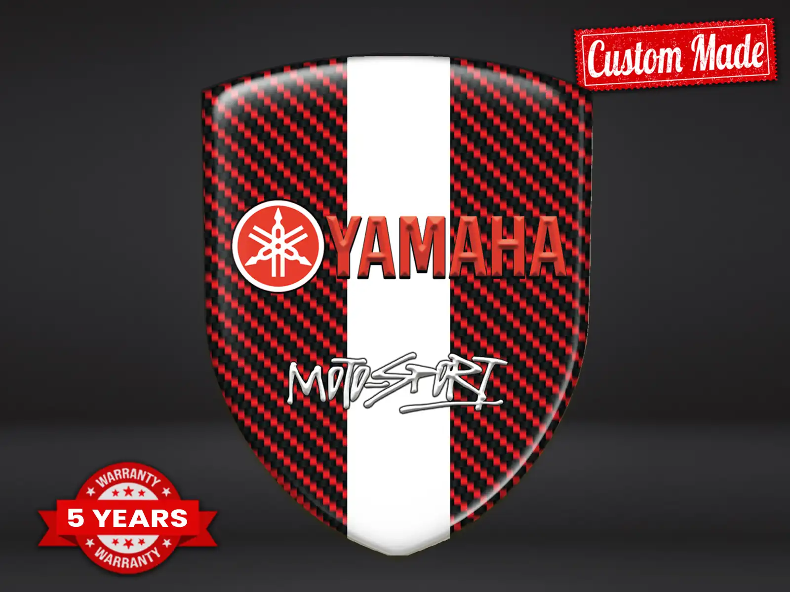 Yamaha Stickerdruck Exklusiv Minimal Pro Hochwertig